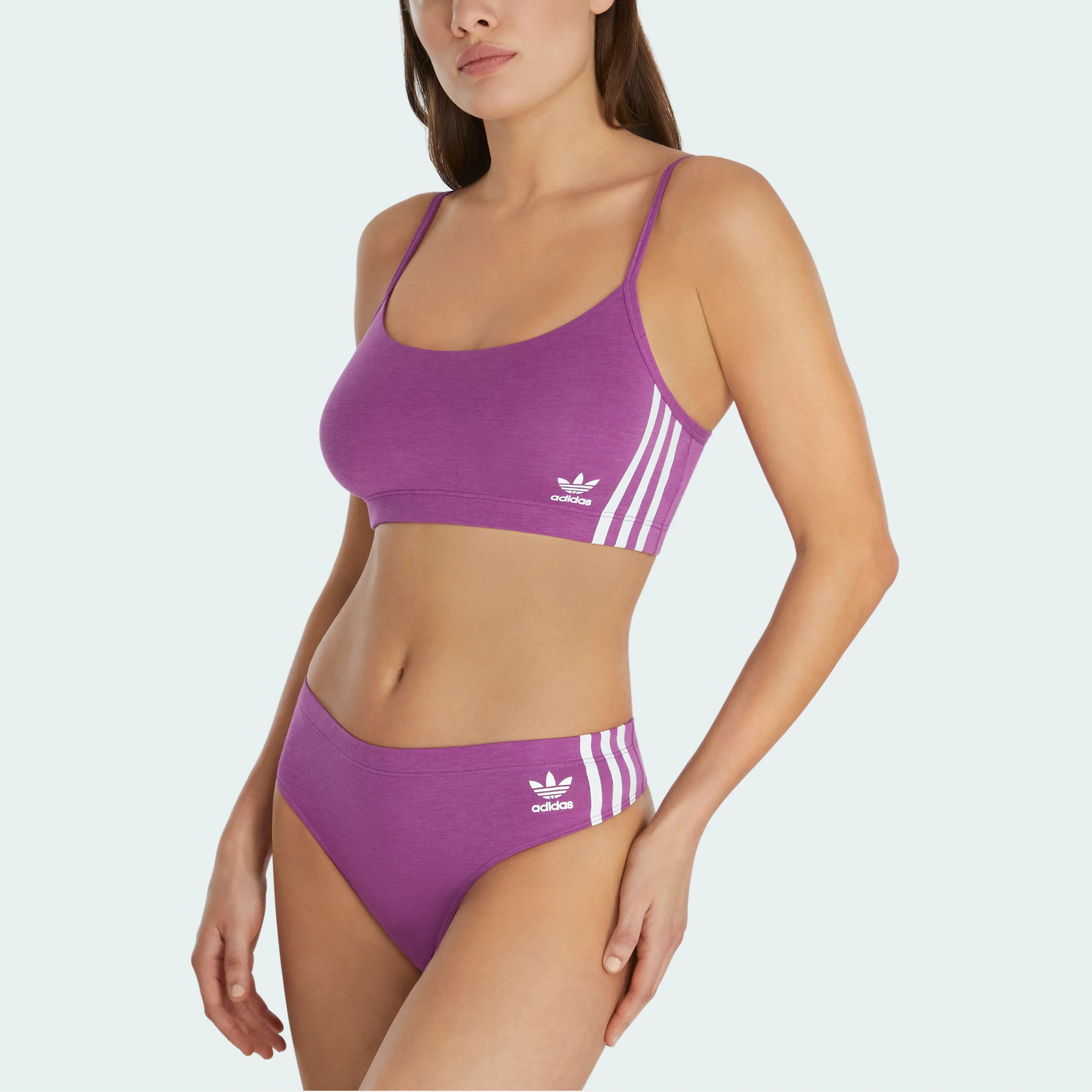 ADICOLOR COMFORT FLEX COTTON WIDE SIDE THONG - Image 45