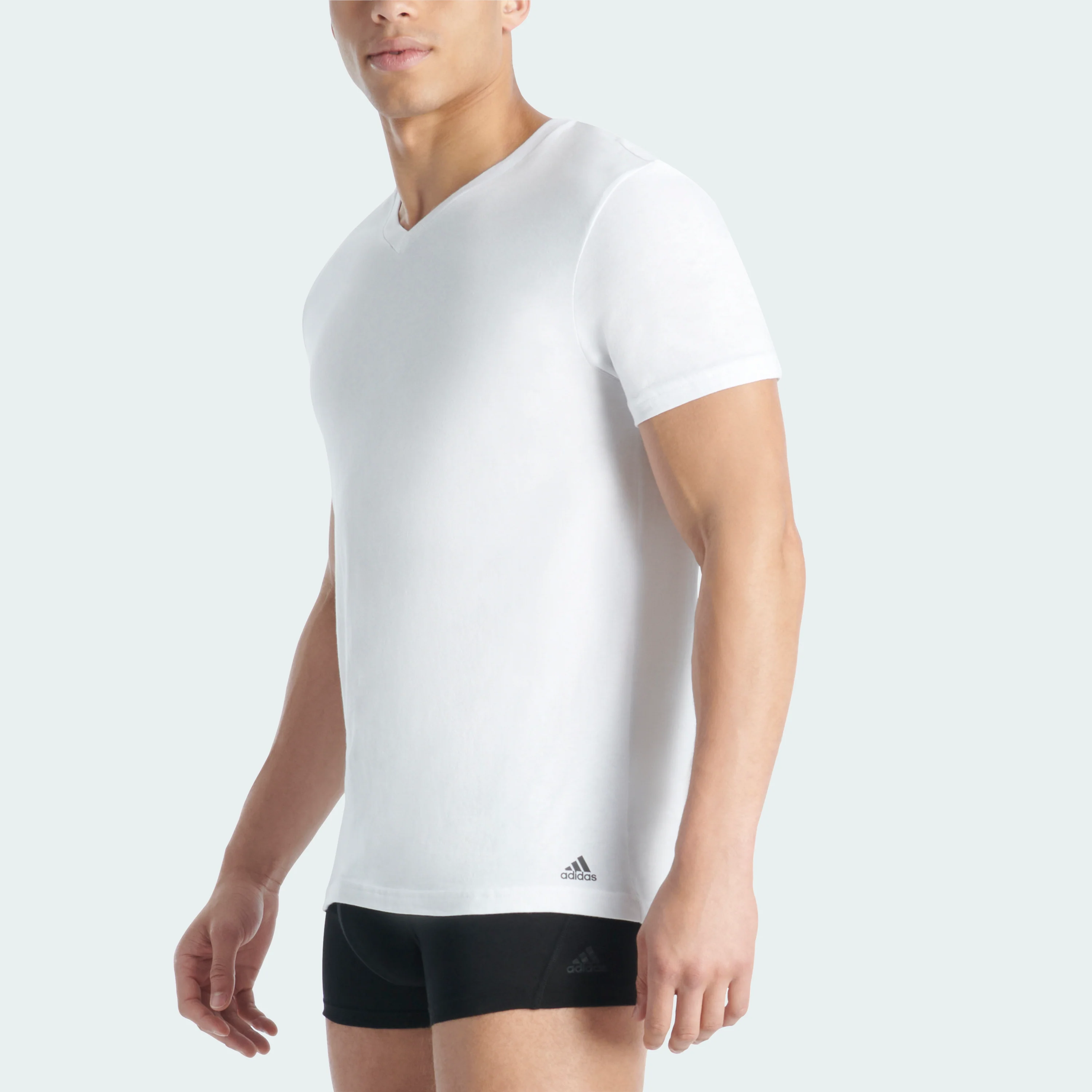 ACTIVE CORE COTTON V-NECK T-SHIRT 3-PAIRS - Image 9