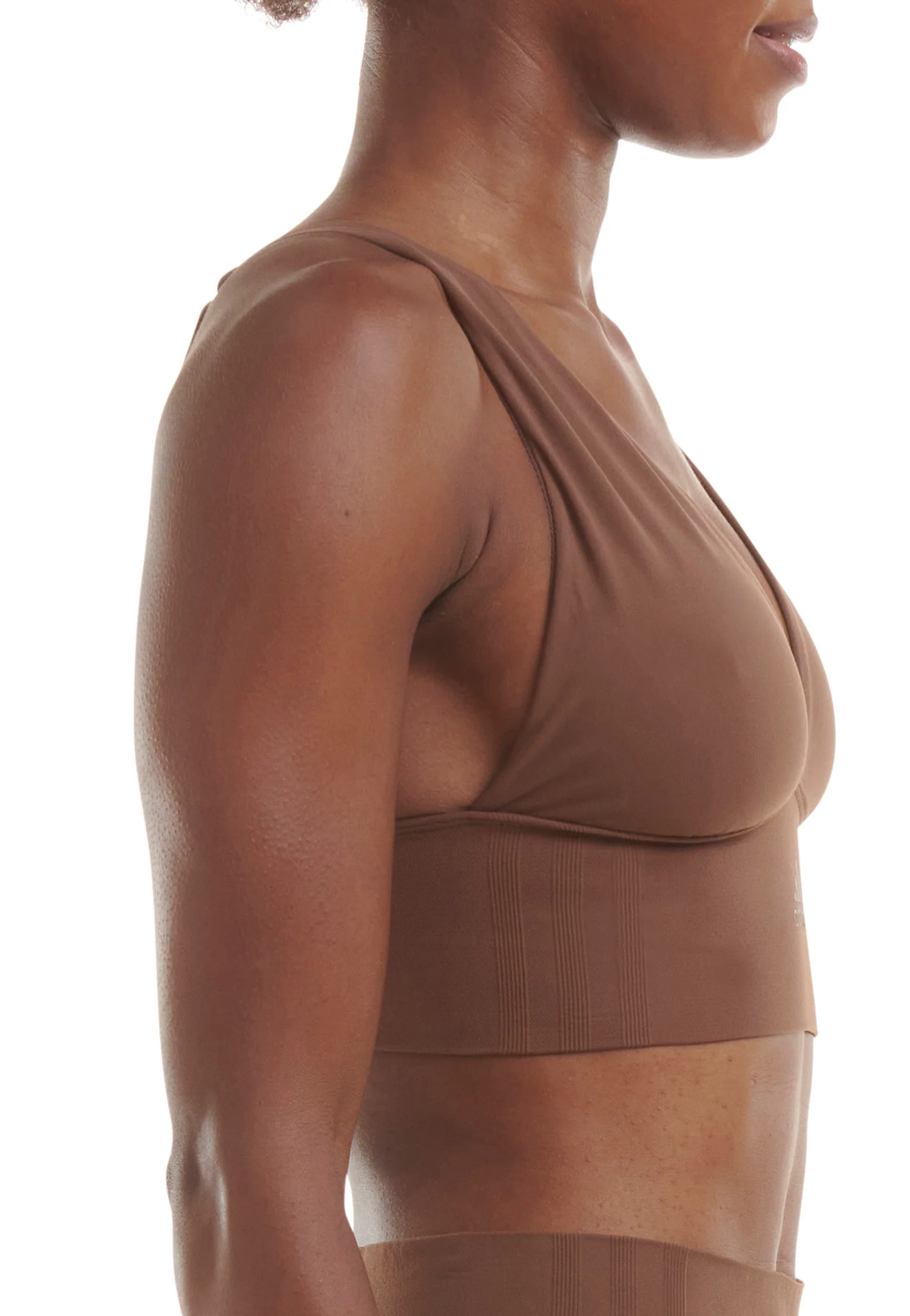 SEAMLESS MICRO STRETCH LONGLINE PLUNGE LOUNGE BRA - Image 10