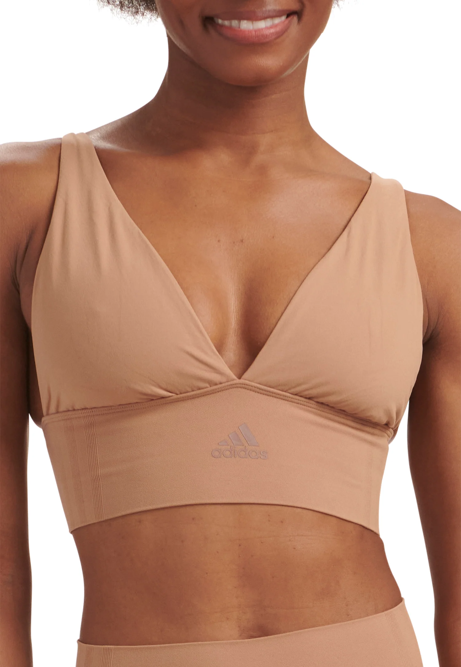 SEAMLESS MICRO STRETCH LONGLINE PLUNGE LOUNGE BRA - Image 12