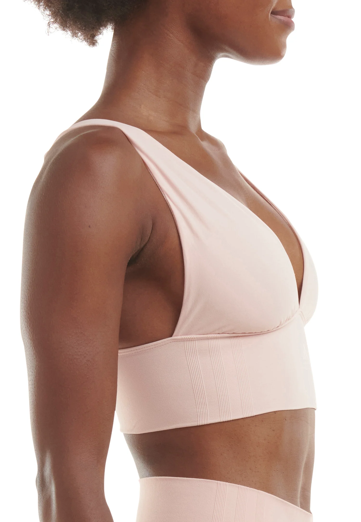 SEAMLESS MICRO STRETCH LONGLINE PLUNGE LOUNGE BRA - Image 17