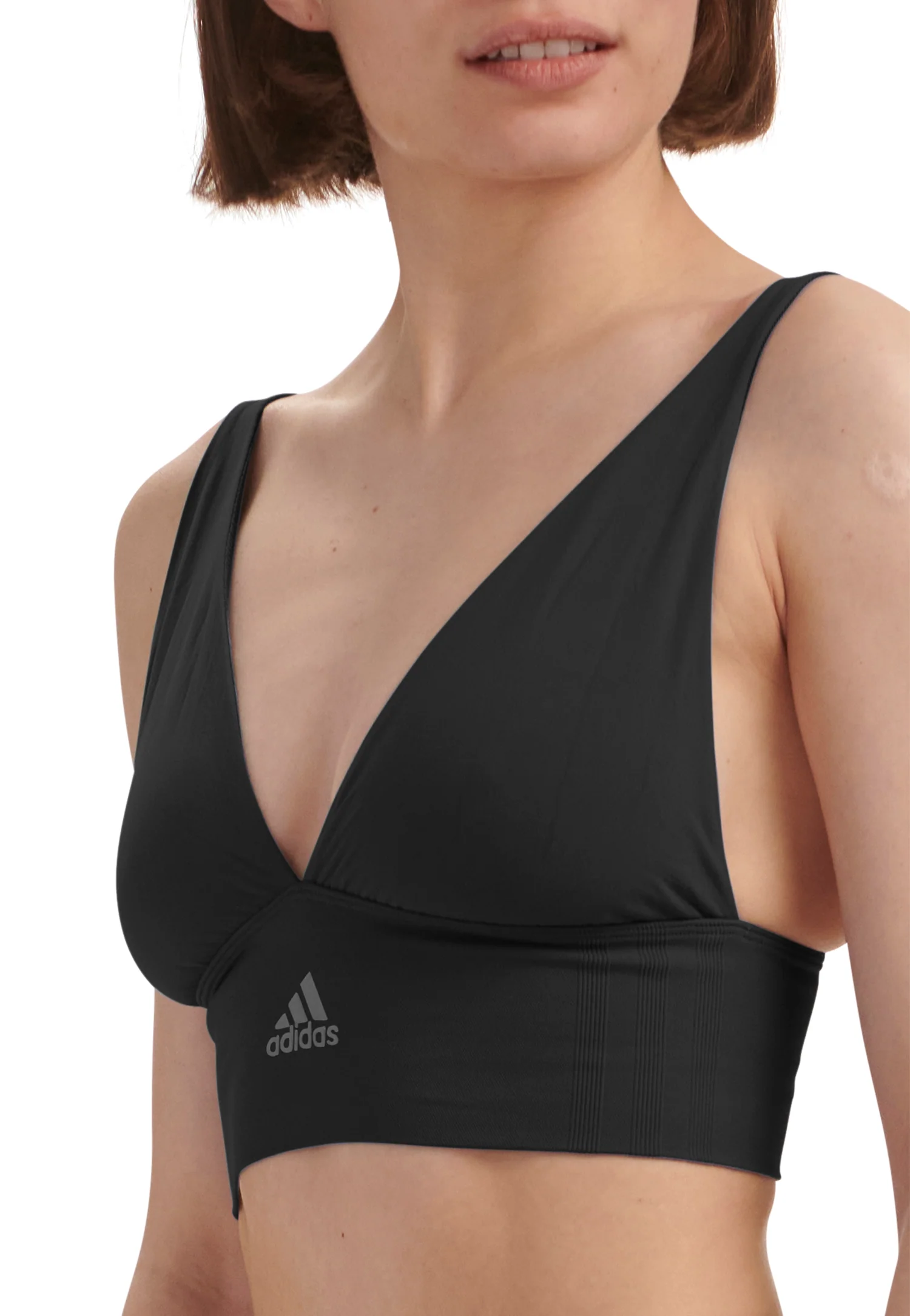 SEAMLESS MICRO STRETCH LONGLINE PLUNGE LOUNGE BRA - Image 28